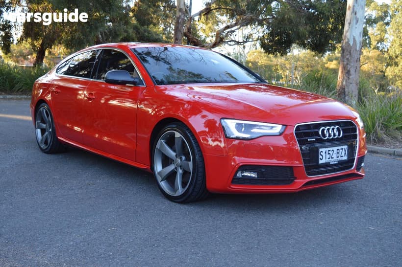 Red 2015 Audi A5 Hatchback Sportback 2.0 Tfsi Quattro
