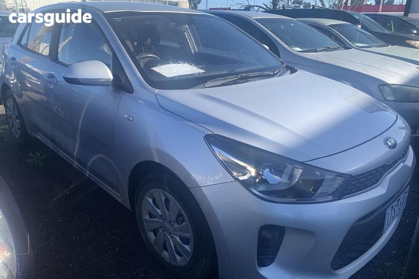Silver 2018 Kia RIO Hatchback S