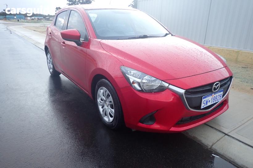 Red 2016 Mazda 2 Hatchback Neo