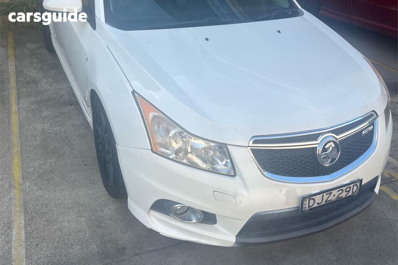 White 2012 Holden Cruze Sedan Sri V