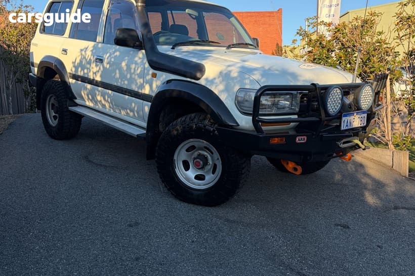 White 1994 Toyota Landcruiser Wagon Gxl (4X4)