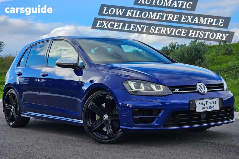 Blue 2014 Volkswagen Golf Hatchback R