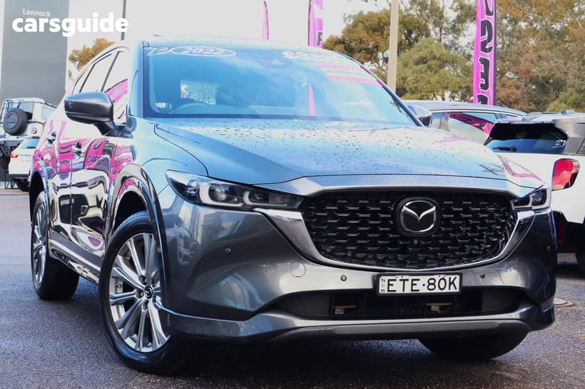 Grey 2022 Mazda CX-5 Wagon Akera (Awd)