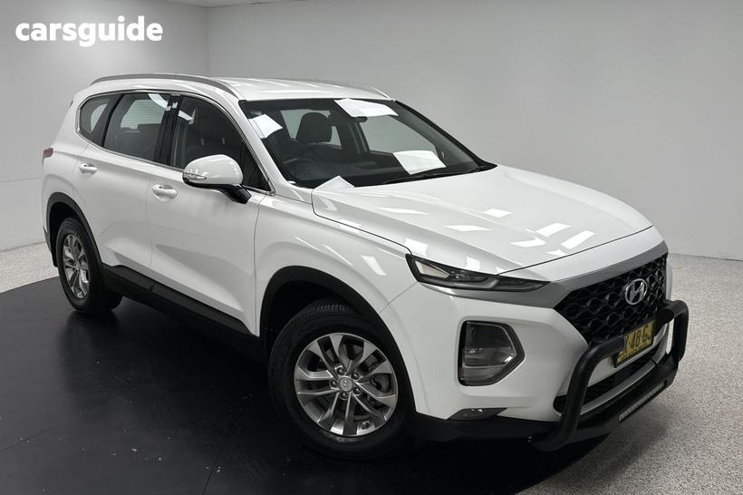 White 2020 Hyundai Santa FE Wagon Active Crdi (Awd)