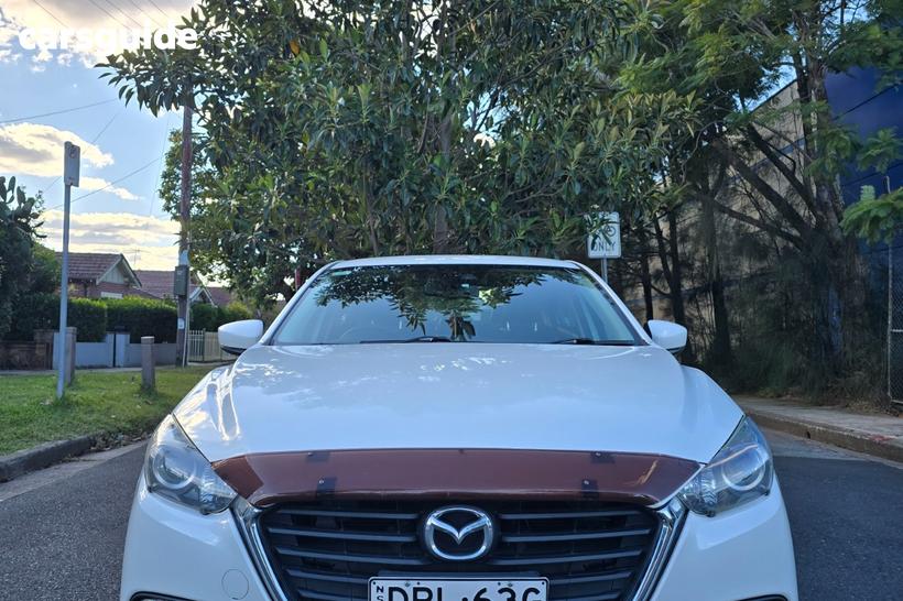 White 2017 Mazda 3 Sedan Touring