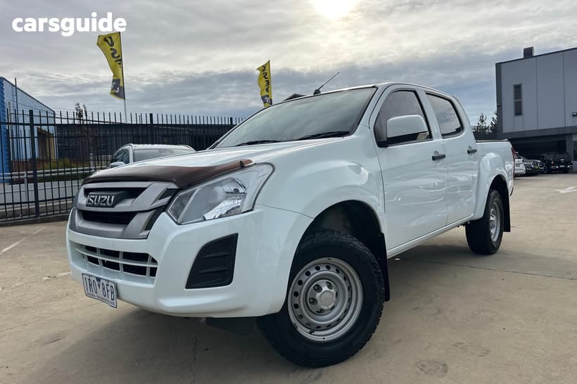 White 2020 Isuzu D-MAX Crew Cab Utility Sx Hi-Ride (4X2)
