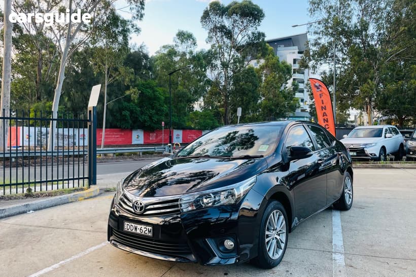 Black 2015 Toyota Corolla Sedan Sx