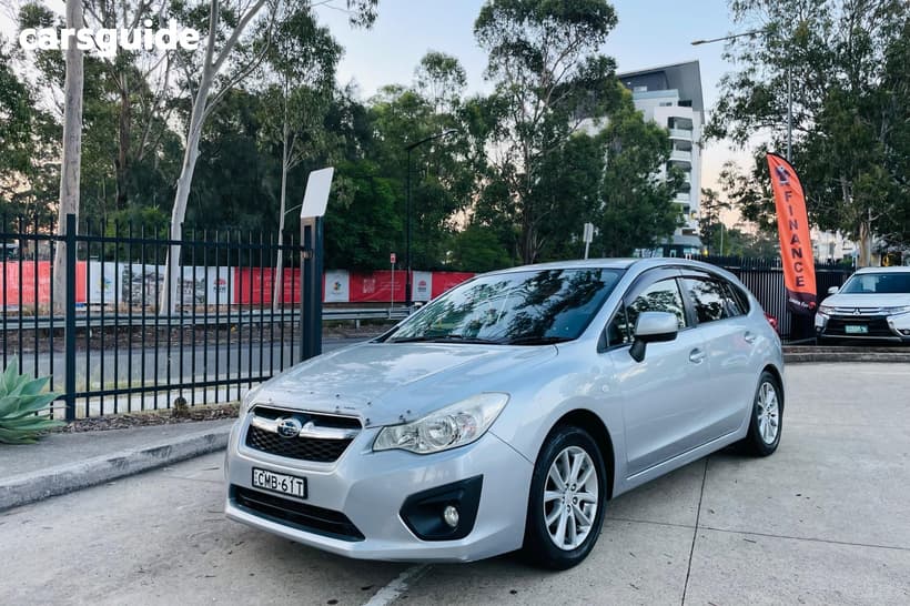 Silver 2012 Subaru Impreza Hatchback 2.0I-L (Awd)