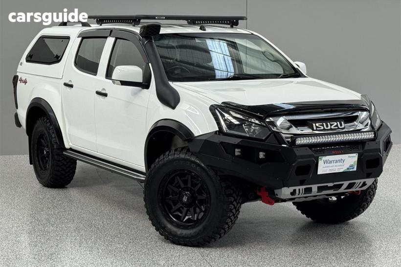 White 2019 Isuzu D-MAX Crew Cab Chassis Sx (4X4)