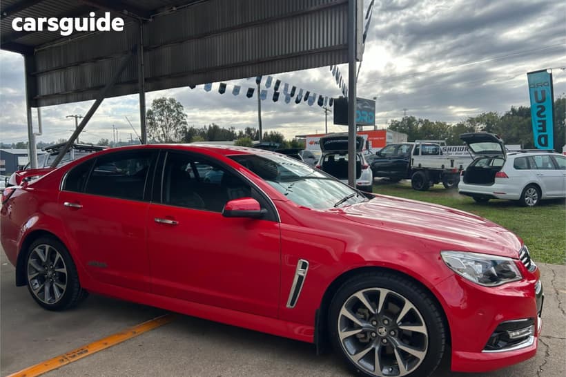 Red 2014 Holden Commodore Sedan Ss-V