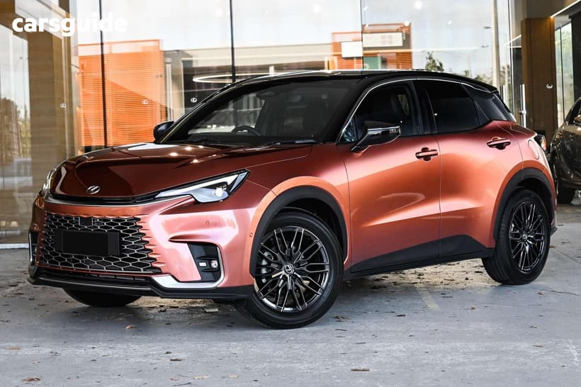 Orange 2023 Lexus LBX Wagon Sports Luxury 2Wd (Hybrid)