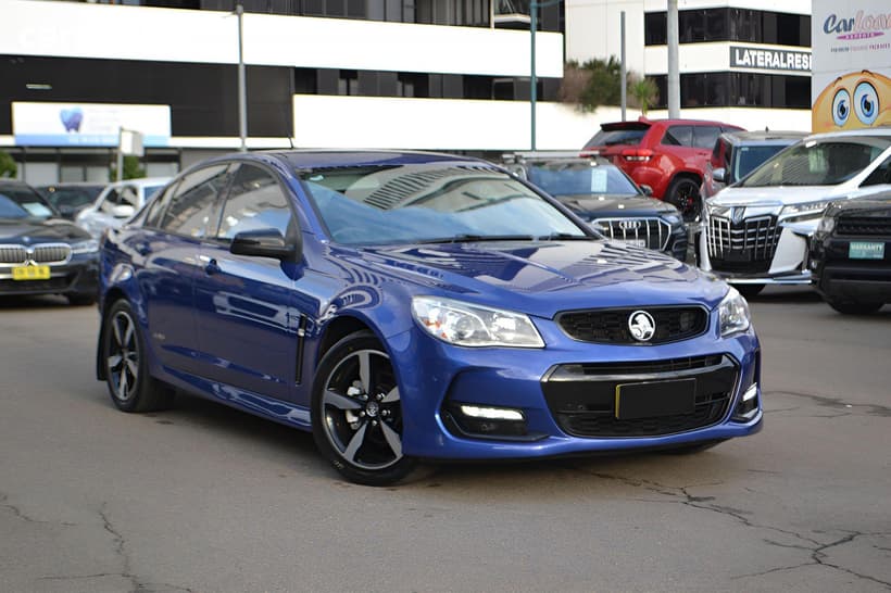 Blue 2016 Holden Commodore Sedan Sv6 Black Pack