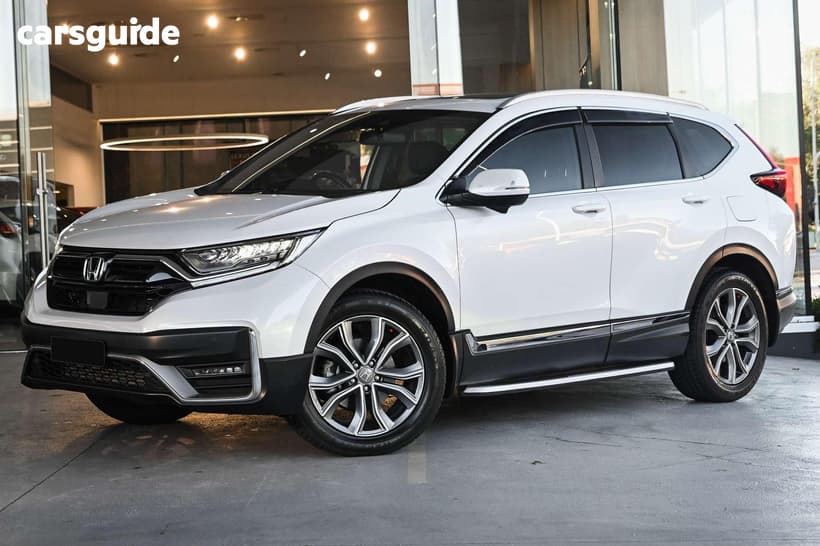 White 2021 Honda CR-V Wagon Vti Lx (Awd) 5 Seats