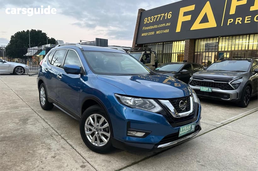 Blue 2020 Nissan X-Trail Wagon St-L (2Wd) (5Yr)