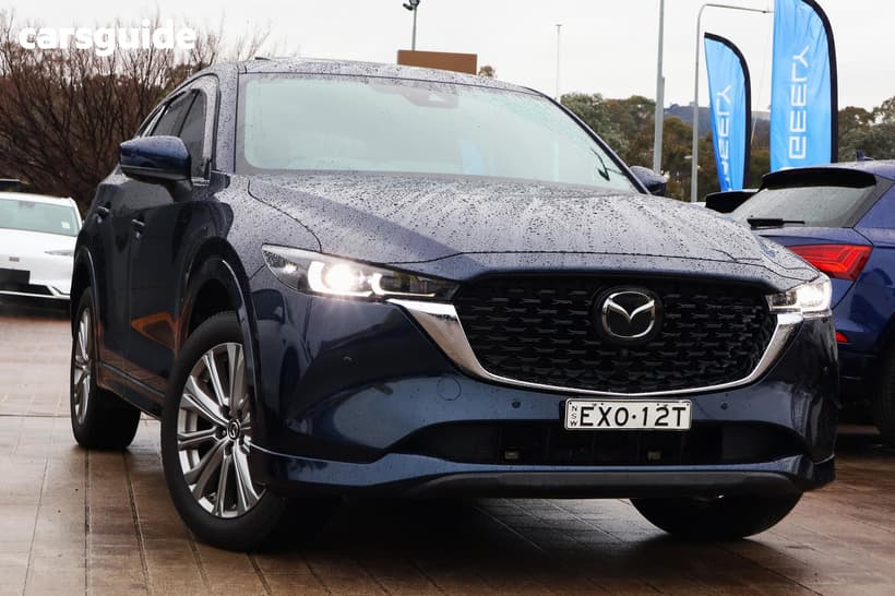 Blue 2022 Mazda CX-5 Wagon Akera (Awd)