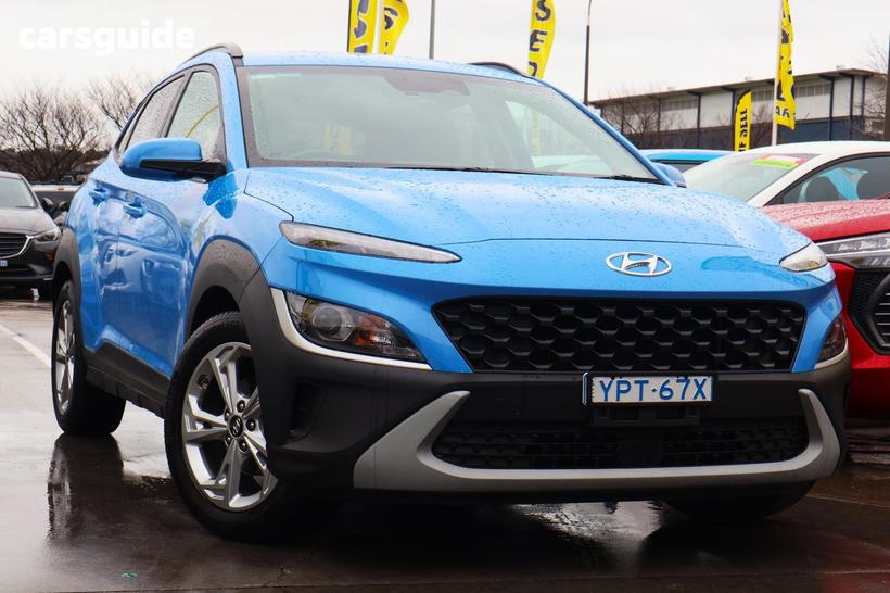 Blue 2021 Hyundai Kona Wagon Active (Fwd)