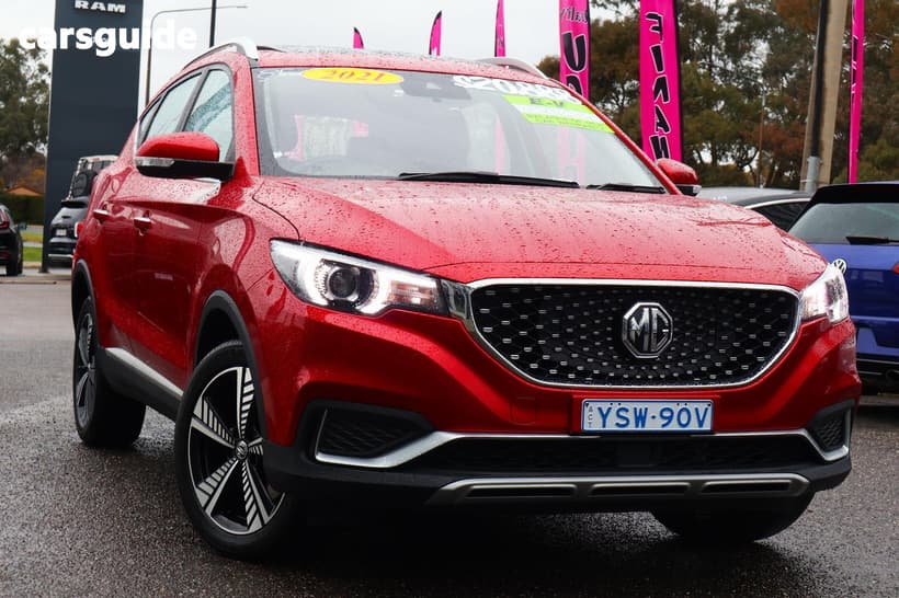 Red 2021 MG ZS EV Wagon Essence