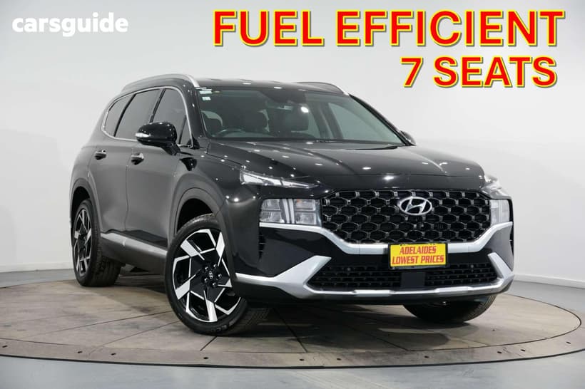 Black 2023 Hyundai Santa FE Wagon Elite Crdi (Awd)