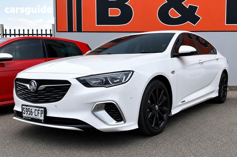 White 2018 Holden Commodore Liftback Rs