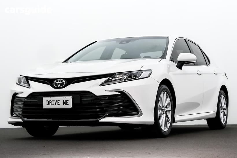 White 2021 Toyota Camry Sedan Ascent