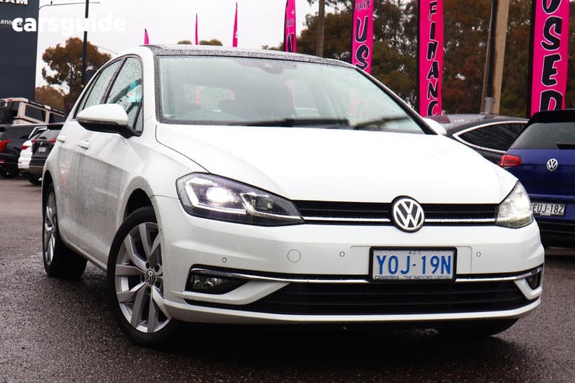 White 2020 Volkswagen Golf Hatchback 110 Tsi Highline