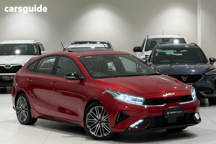 Red 2024 Kia Cerato Hatchback Gt
