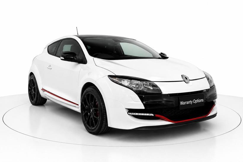 White 2014 Renault Megane Coupe Rs 265 Cup