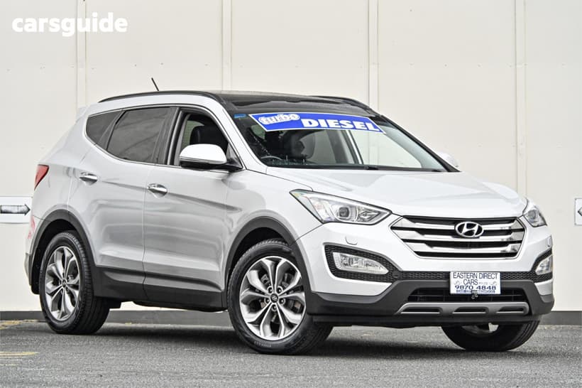Silver 2014 Hyundai Santa FE Wagon Active Crdi (4X4)