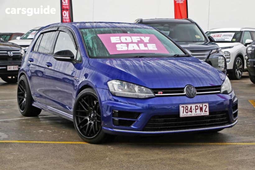 Blue 2016 Volkswagen Golf Hatchback R
