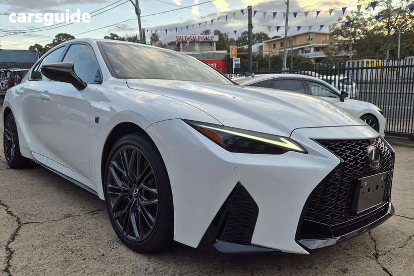 White 2025 Lexus IS Sedan IS500 F SPORT