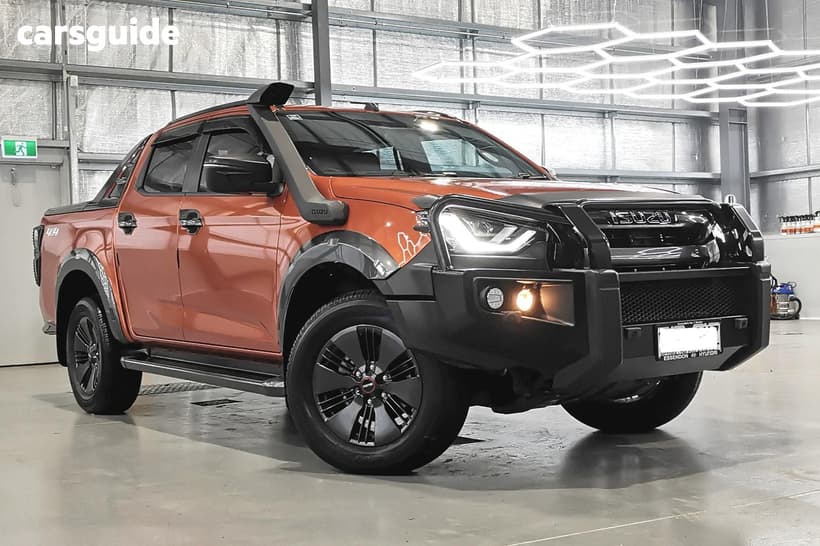 Orange 2022 Isuzu D-MAX Crew Cab Utility X-Terrain (4X4)