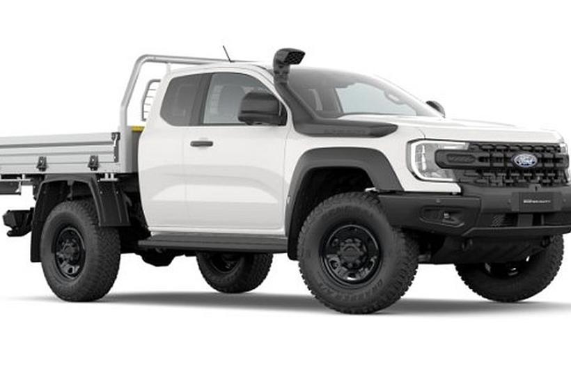Silver 2026 Ford Ranger Super Cab Chassis Super Duty (4X4)