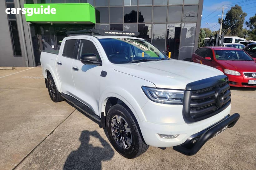 White 2022 GWM UTE Dual Cab Utility Cannon-L (4X4)