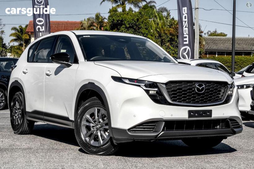 White 2026 Mazda CX-5 Wagon G25 Akera (Awd)