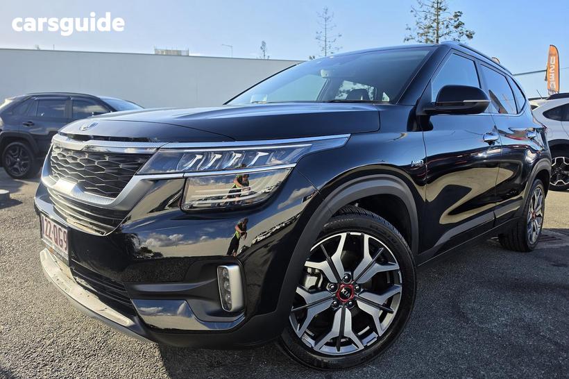 Black 2019 Kia Seltos Wagon Gt Line (Awd)
