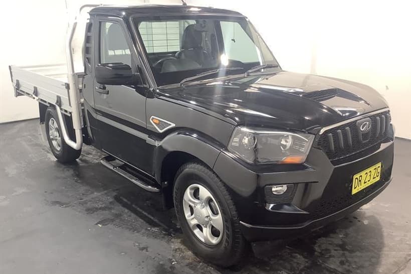 Black 2020 Mahindra PIK-UP Cab Chassis 2Wd S6+