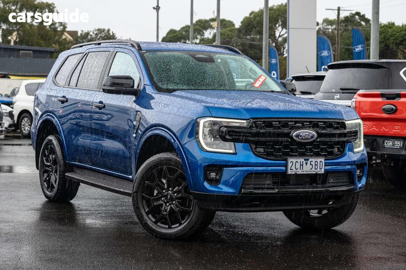 Blue 2025 Ford Everest Wagon Sport (Rwd)