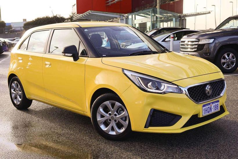 Yellow 2019 MG MG3 Hatchback Core