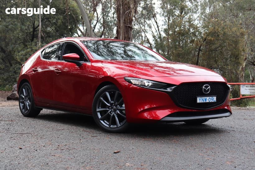 Red 2019 Mazda 3 Hatchback G25 Gt
