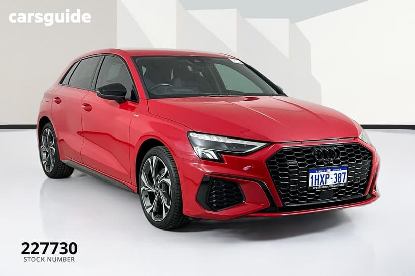 Red 2023 Audi A3 Sportback 40 Tfsi Quattro