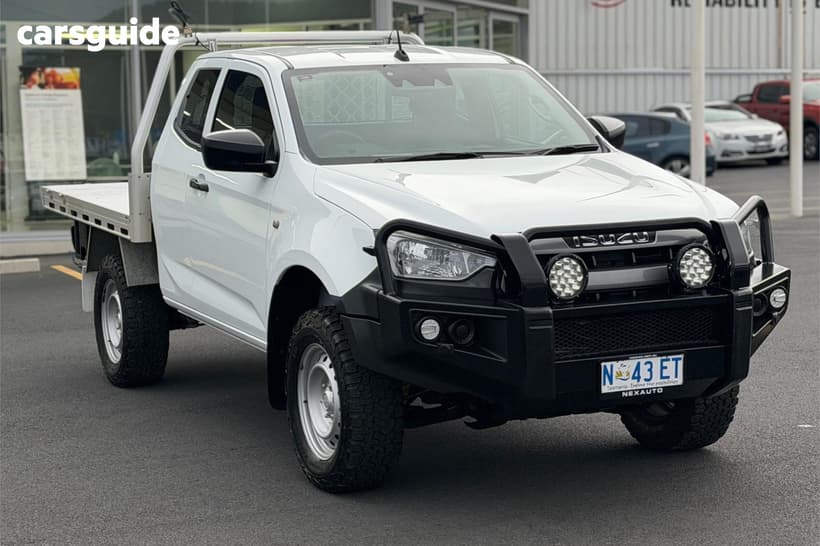 White 2022 Isuzu D-MAX Space Cab Chassis Sx (4X4)
