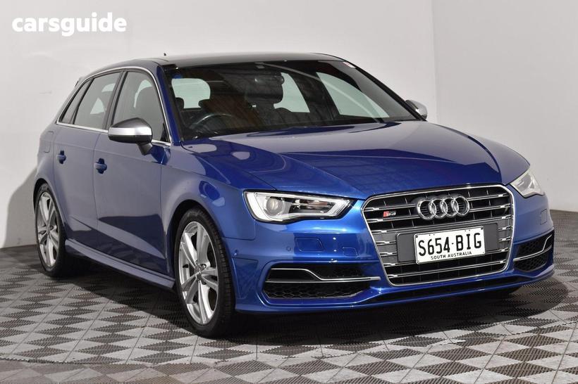 Blue 2014 Audi S3 Hatchback Sportback 2.0 Tfsi Quattro