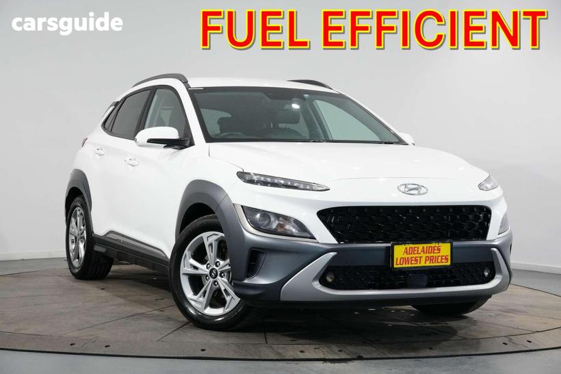 White 2022 Hyundai Kona Wagon Elite (Fwd)