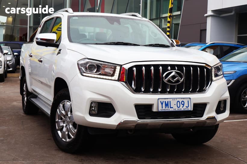 White 2019 LDV T60 Double Cab Utility Luxe (4X4)