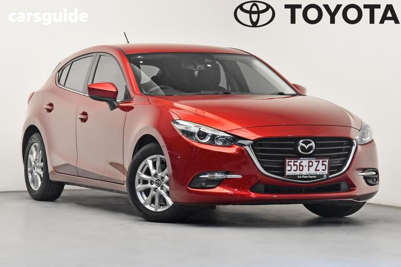 Red 2018 Mazda 3 Hatchback Maxx Sport