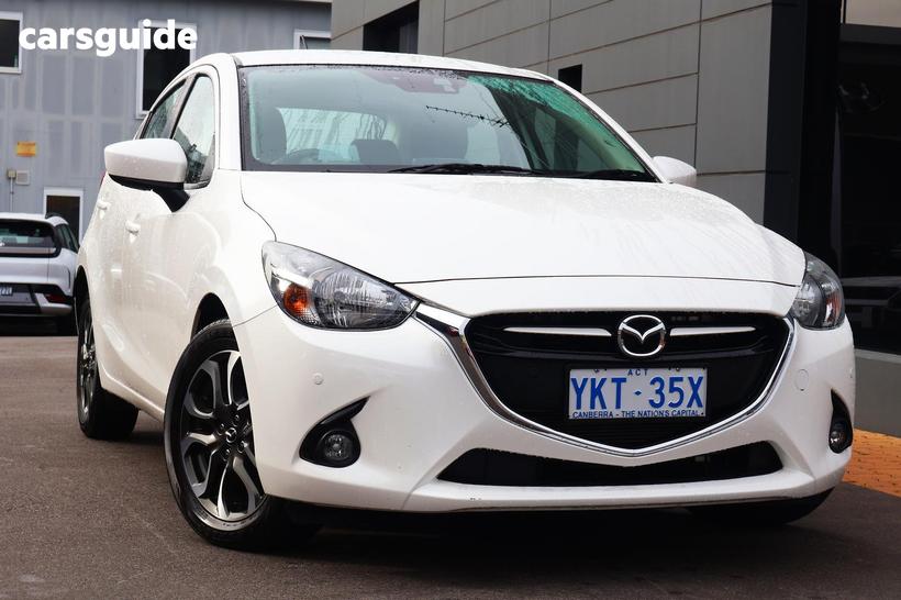 White 2015 Mazda 2 Hatchback Genki
