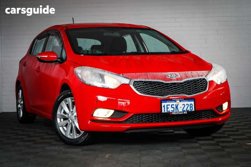 Red 2015 Kia Cerato Hatchback S Premium
