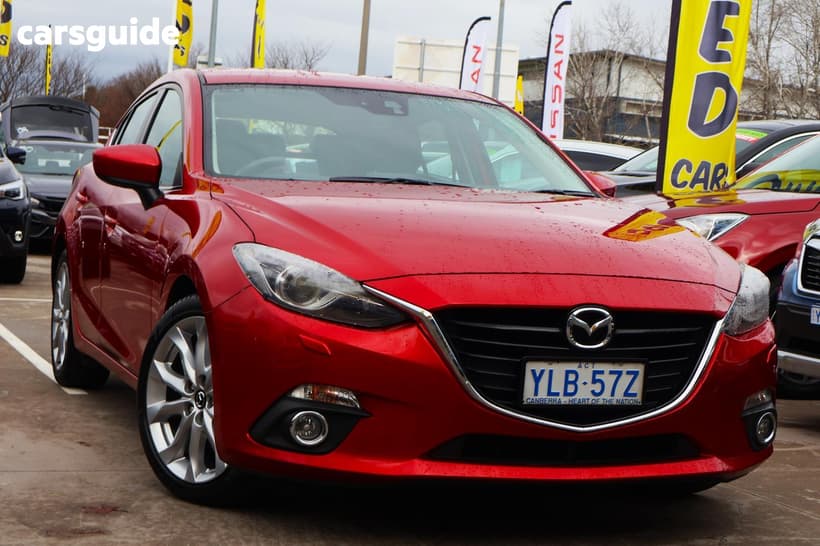 Red 2015 Mazda 3 Hatchback Sp25 Gt