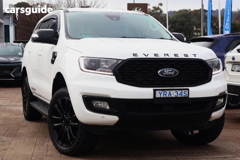 White 2020 Ford Everest Wagon Sport (4Wd 7 Seat)