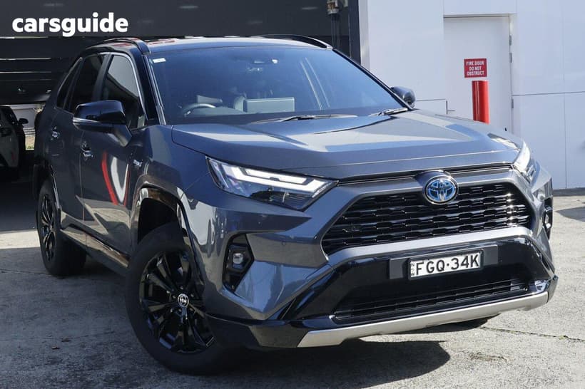 Black 2024 Toyota RAV4 Wagon Xse (Awd) Hybrid Premium Paint
